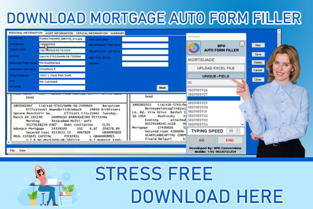 Mortgage Auto Form Fillup Software